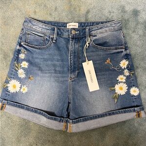 Driftwood Aria Daisy Bee Daze Jean Shorts - Size 28 NWOT